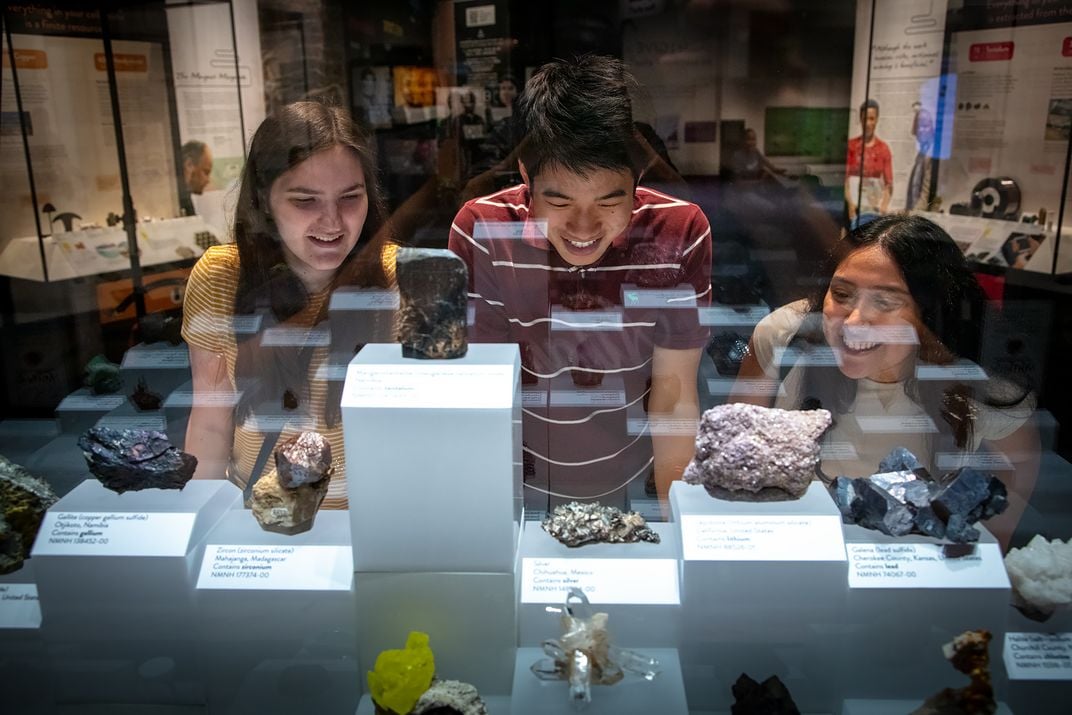 Minerals used in cellphones on display at NMNH