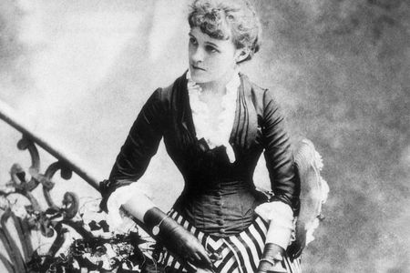 Edith Wharton had presumably outgrown her rattle by the time this photo was taken in 1877.