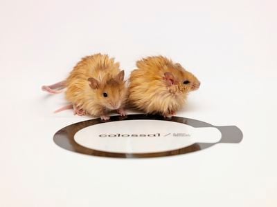 The mice were genetically engineered to have mammoth-like traits, such as thick, fluffy hair.
