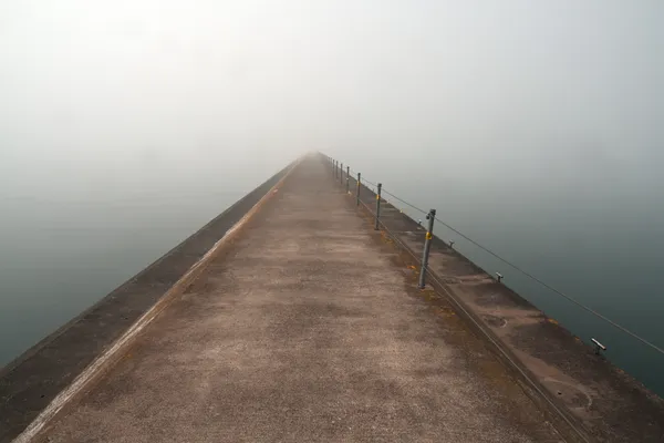 Fog at the Two Harbors breakwater thumbnail