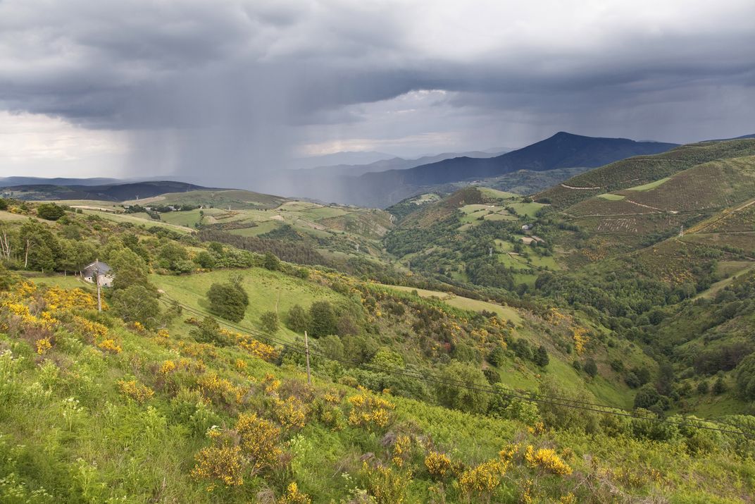 Landscape near O Cebreiro