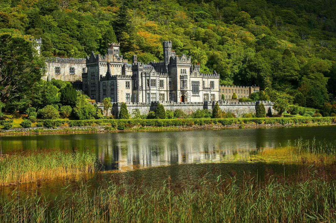 Connemara's Kylemore Castle, once an abbey and school 