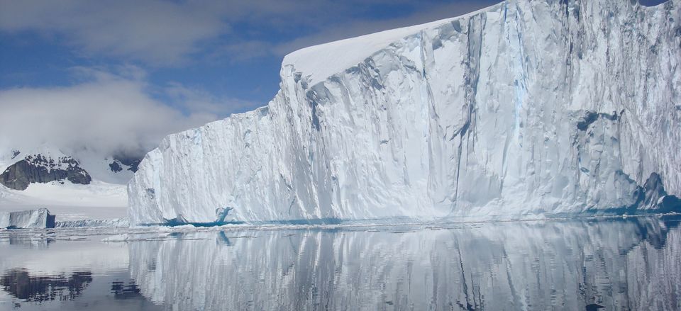  Reflection of an iceberg, Antarctica. 