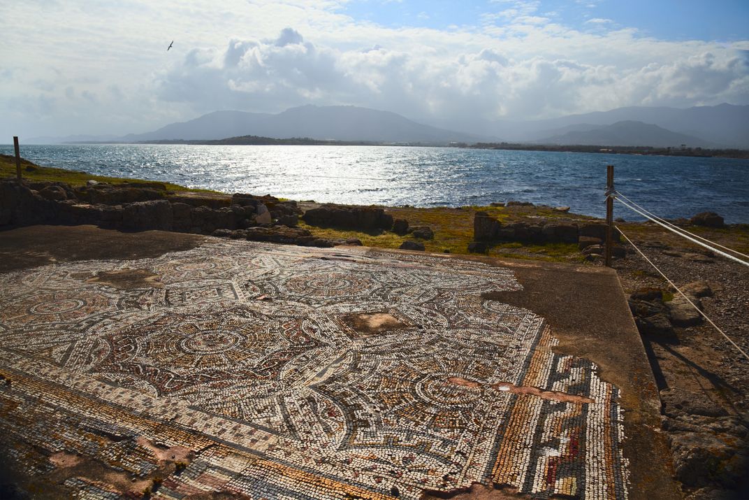 Archaeological site at Nora, Sardinia