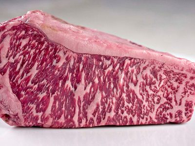 Scientists recreated the famous beef, which is prized for its fat marbling, or sashi.