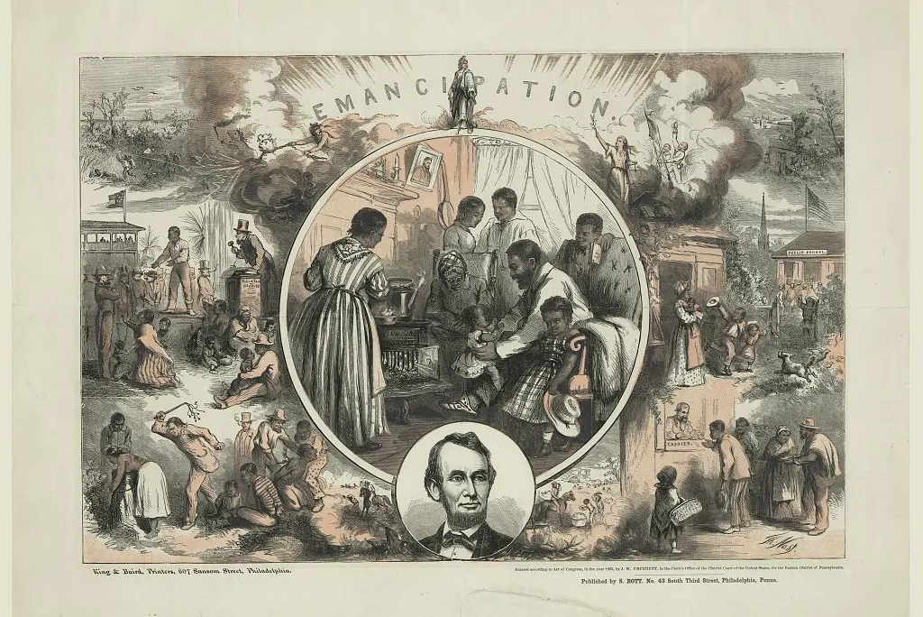 Emancipation proclamation illustration
