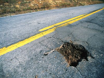 More than half of the drivers queried in a 2014 insurance industry survey said their cars had been damaged by potholes.