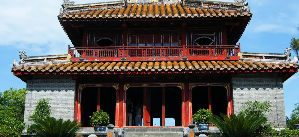  Pavilion at the Tomb of Minh Mang in Hue 