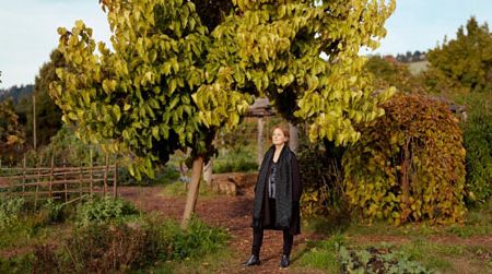 See Alice Waters and her new portrait side-by-side on Friday.