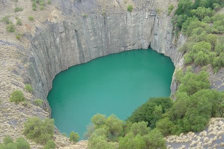 The famous "Big Hole" in Kimberley, South Africa