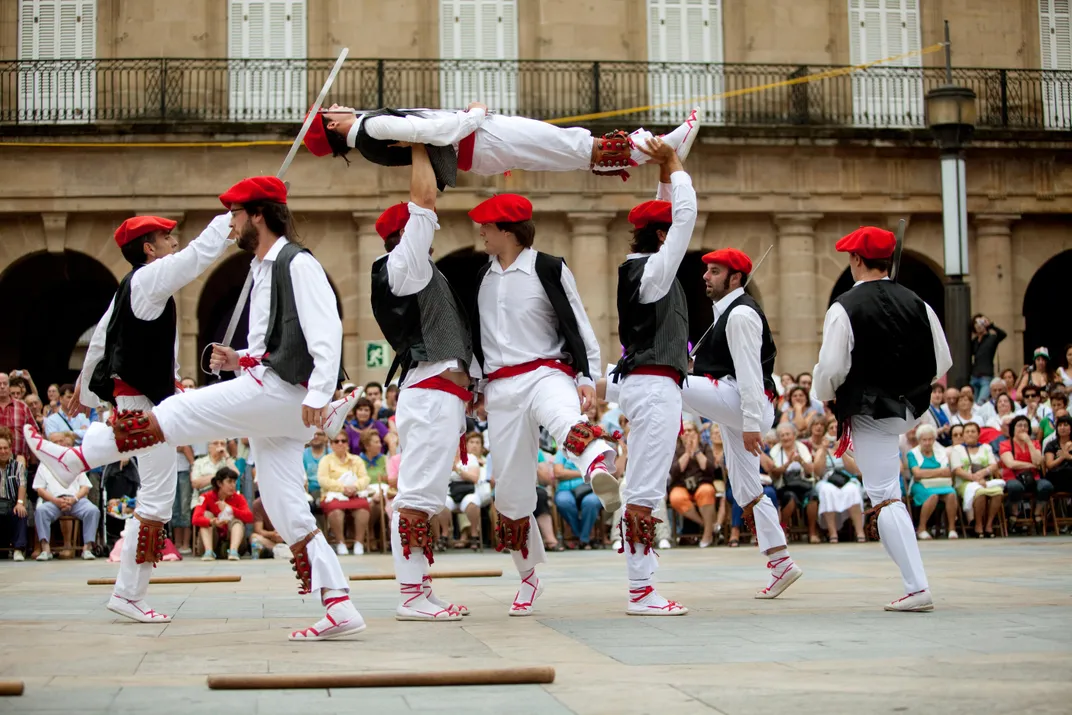 Traditional Basque dance. Credit: Basque Tourism Bureau