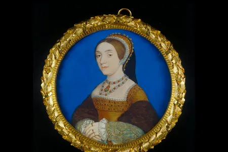 This 1540 miniature by Hans Holbein may depict the Tudor king's fourth wife, Anne of Cleves, not his fifth wife, Catherine Howard.