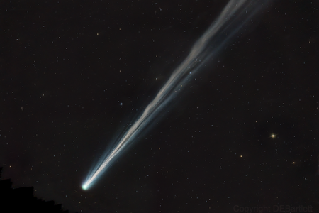 Comet Nishimura, as imaged on September 7. On Tuesday, the comet will pass within 78 million miles of Earth, the closest it will get for more than 400 years.