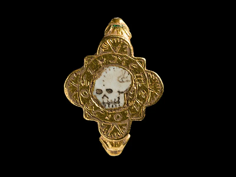 Medieval Skull Ring