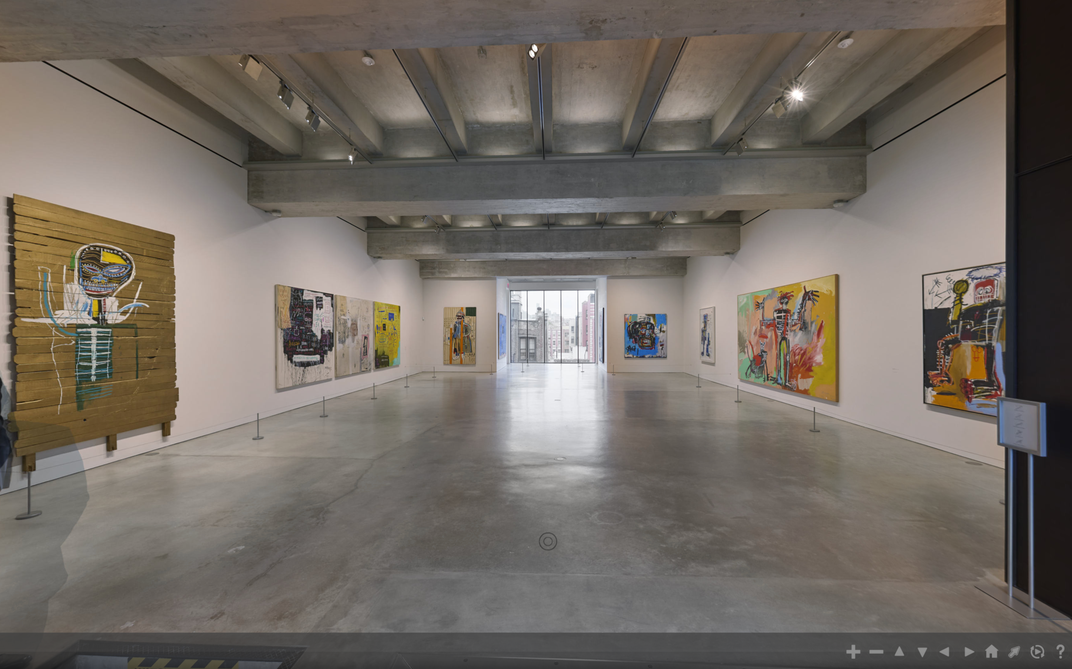 Virtual view of the exhibition