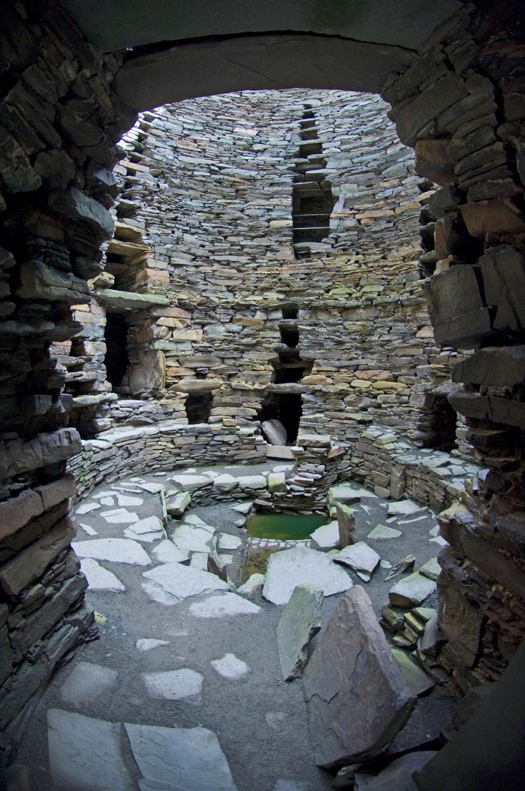 Interior view of Mousa Broch