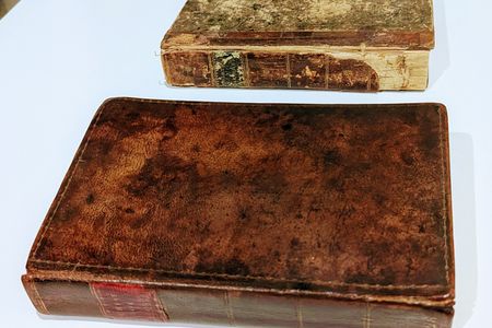A book bound in Corder's skin has been in the museum's collections since the 1930s. The second copy was given to the museum several decades ago.