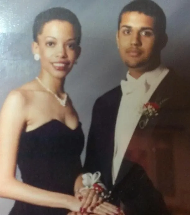 Reed at her prom, weeks after cutting off her relaxed hair.
