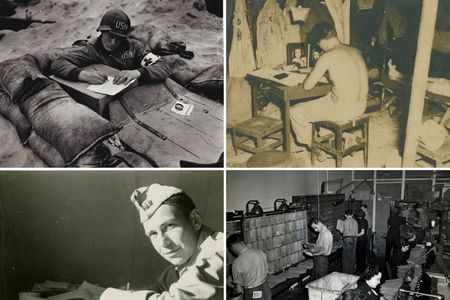 Mail was slow and spotty during wartime. But that didn't stop homesick soldiers from penning love letters by the thousands.