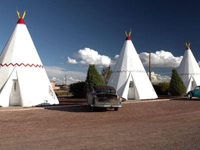 The Wigwam Motel in Holbrook, Arizona, is one of the few remnants of America’s mid-20th century motel boom.