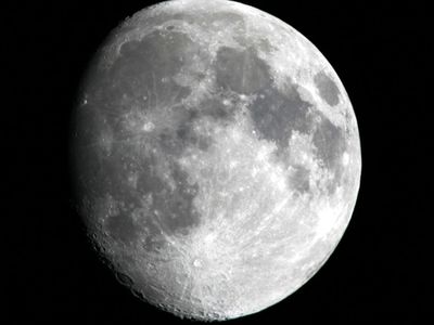 See the moon up close through a 16-inch telescope this Wednesday at the Air and Space Museum’s observatory.