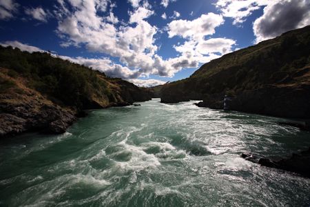 The Baker river, one of the Patagonian waterways that would have been blocked by proposed dams. 