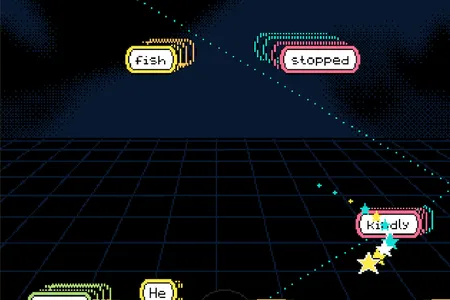 In&nbsp;&ldquo;EmilyBlaster,&rdquo; the gameplay is shooting at words to form Emily Dickinson poems.