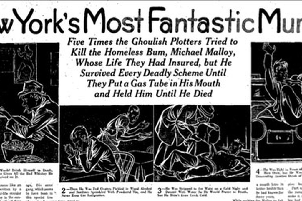 Headline from the San Antonio Light, November 12, 1933