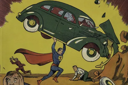 A view of the&nbsp;Action Comics No. 1&nbsp;cover
