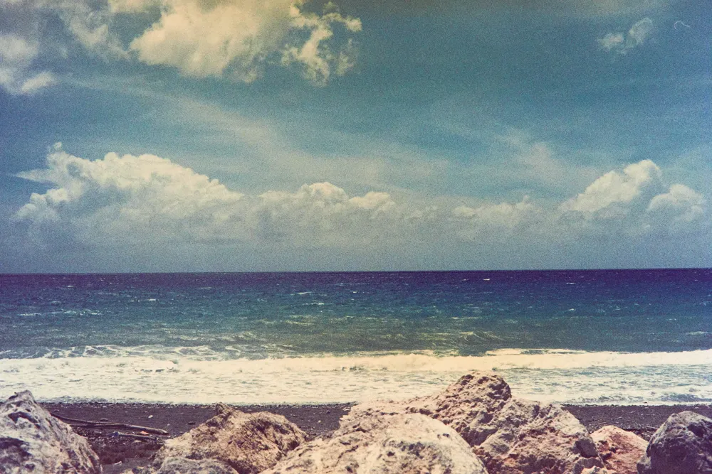 A portion of the Caribbean Sea washes ashore in Kingston