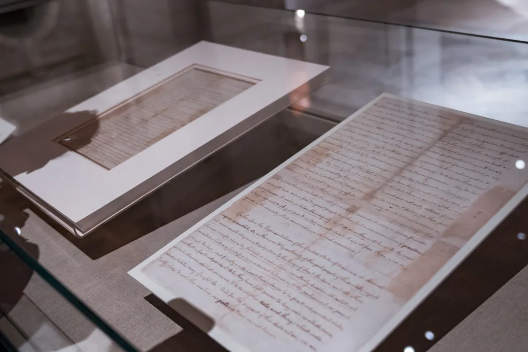 See Thomas Jefferson #39 s Handwritten Copy of the Declaration of Independence