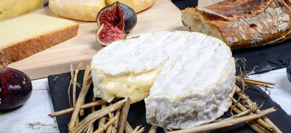  Camembert, one of Normandy's famous cheeses 