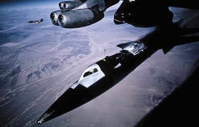 X-15 drop from the B-52