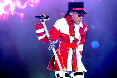 Janelle Monáe at the Greek Theatre in Los Angeles on her summer Dirty Computer tour