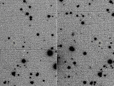 Images of 2015 BZ509 captured by the Large Binocular Telescope Observatory.