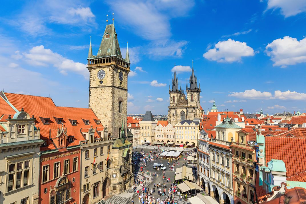View towards the main square of Old Town