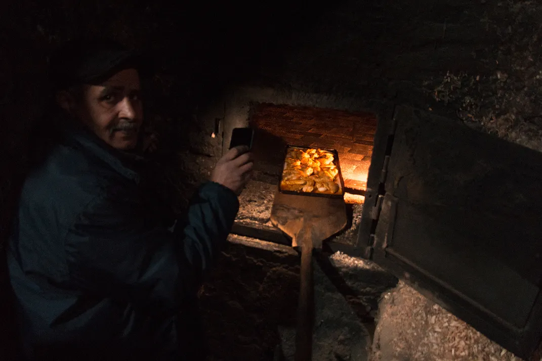 communal bakery in Marrekesh