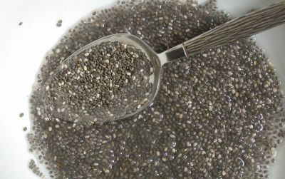 Combining chia seeds, a nutrient-rich food naive to Mexico and Central America, with water creates a gel-like mixture.