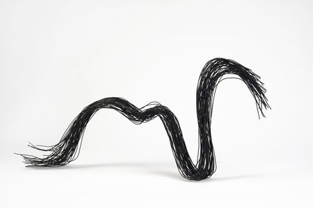 A delta wave, typical of deep sleep, as envisioned by interdisciplinary artist Julia Buntaine Hoel.