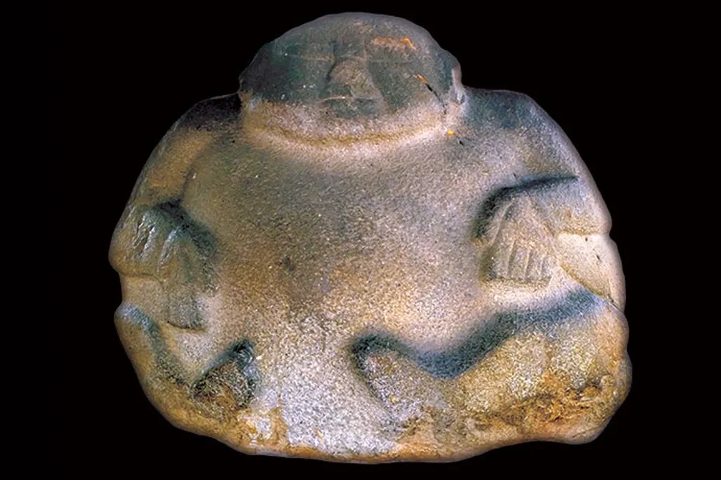 Magnetic Potbelly Sculpture 