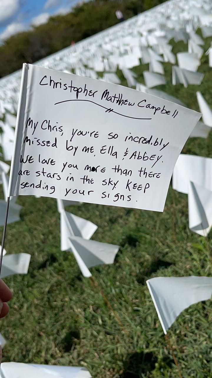 Christopher Matthew Campbell. My Christ, you're so incredibly missed by me, Ella & Abby. We love you more than there are stars in the sky. Keep sending your signs.