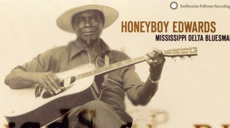 "Honeyboy" Edwards' album with Smithsonian Folkways, "Mississippi Delta Bluesman"