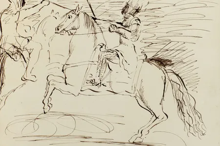 Victoria created this&nbsp;1833 ink sketch when she was 14 years old. It&#39;s inscribed, &quot;original sketch by the Royal Highness the Princess Victoria.