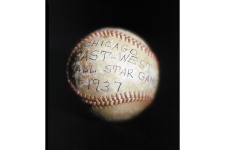 Author Frank Deford writes in our 101 Objects Special Issue: 

 Negro baseball leagues allowed African-Americans the chance to play the national pastime for pay (if not for much). The heyday of the Negro Leagues was the '30s, the cynosure of most seasons the East-West All-Star Game, which was usually played in Chicago at Comiskey Park, home of the White Sox. Indeed, in 1941, just before America entered the war, that fabled season when Ted Williams batted .406 and Joe DiMaggio hit safely in 56 straight games, the Negro League All-Star Game drew a crowd of more than 50,000 fans. 

Read more of Deford's essay.