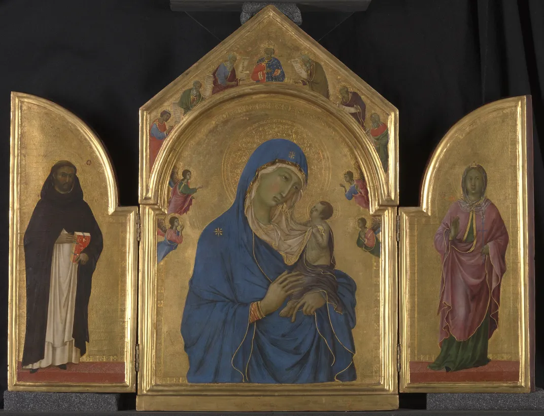 The Virgin and Child with Saints Dominic and Aurea