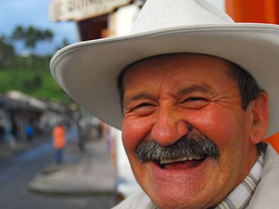 Marco Fidel Torres has been portraying Juan Valdez in Colombia’s Coffee Triangle for nearly a decade.