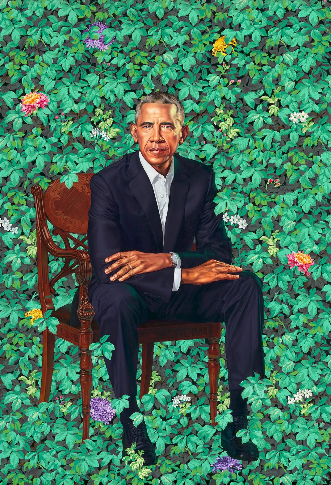 Artists Kehinde Wiley and Amy Sherald Capture the Unflinching Gaze of the President and First Lady