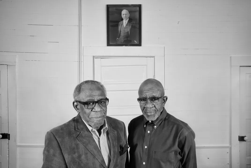 Brothers, educators and former Rosenwald students Frank Brinkley & Charles Brinkley, Sr.