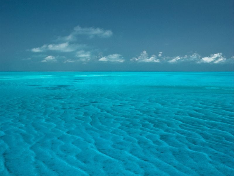 Shaped by millions of years of ocean currents, massive underwater sand ...