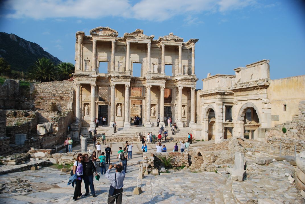 The Library of Celsus at Ephesus. Credit: Amy Kotkin